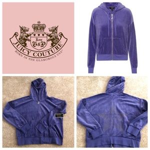 JUICY COUTURE Sunset Jacket Velour Black Label